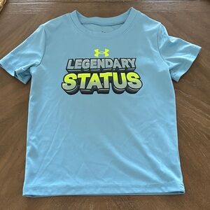 Under Armour Kids Light Blue 'Legendary Status' Tee